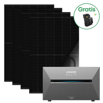 Balkonkraftwerk 2000W mit Speicher Anker SOLIX 3 Pro – Set