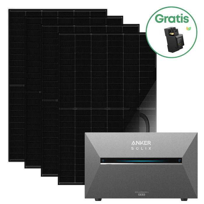 Balkonkraftwerk 1800W mit Speicher Anker SOLIX 3 Pro – Set