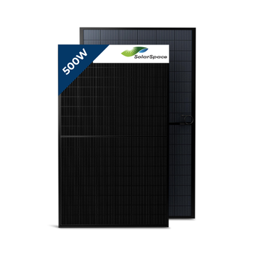 SolarSpace 500W Solarmodul | Bifazial | TOPCon | SSA-54HDB-500N