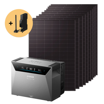 Balkonkraftwerk 5000W mit Speicher Anker SOLIX 4 Pro – Set