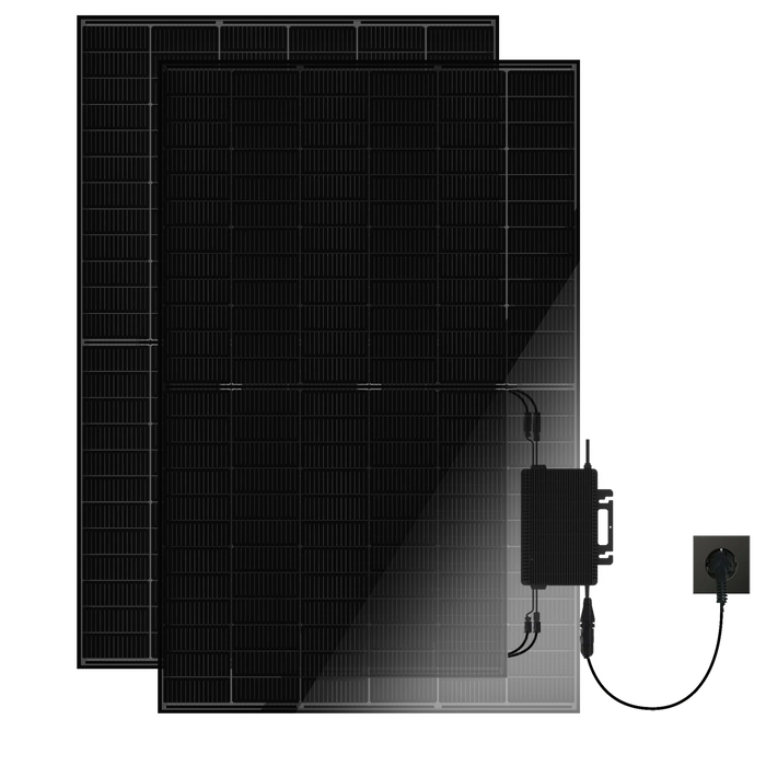 Balkonkraftwerk 1000W ohne Speicher – Set
