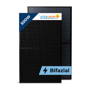 Ulica Black Jade 500W Solarmodul – Full Black Bifazial N-Type TOPCon Doppelglas