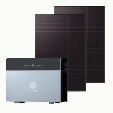 Balkonkraftwerk 1000W mit Speicher Hoymiles HiBattery 4020 X – Set