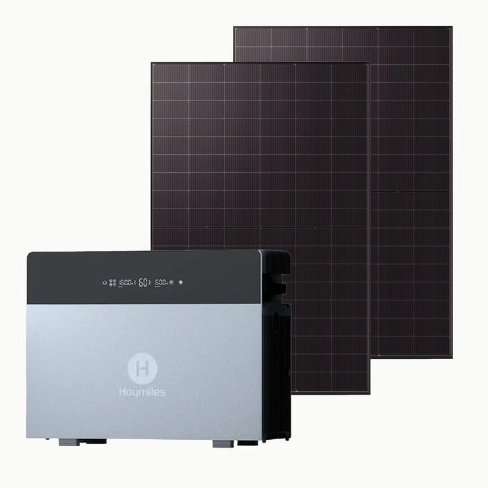 Balkonkraftwerk 1000W mit Speicher Hoymiles HiBattery 4020 X – Set