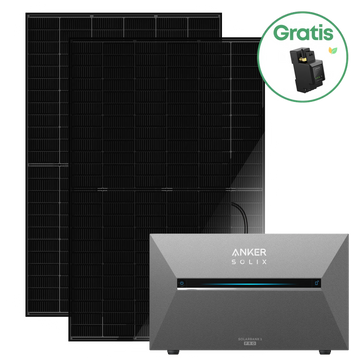 Balkonkraftwerk 900W mit Speicher Anker SOLIX 3 Pro – Set