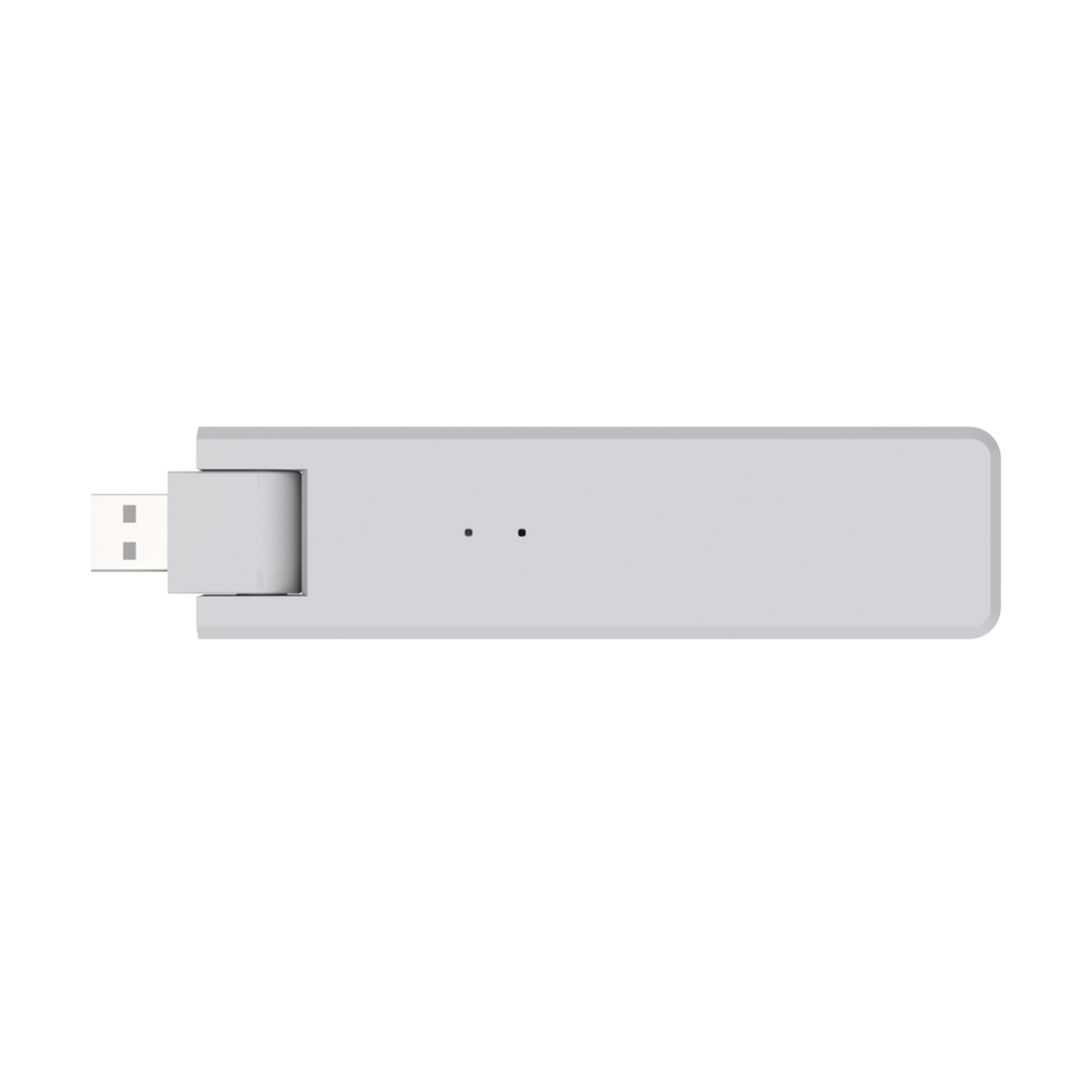 Hoymiles DTU-WLite-S mit ausgefahrenem USB-Anschluss