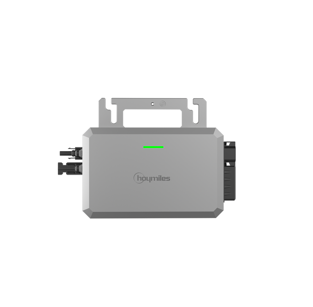 Hoymiles HF-800-WB Mikrowechselrichter mit Montagebügel und Status-LED
